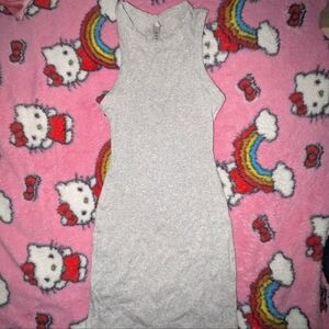 SKIMS Gray Sleeveless Dress